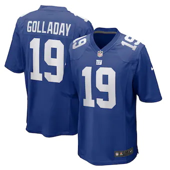 mens nike kenny golladay royal new york giants game jersey